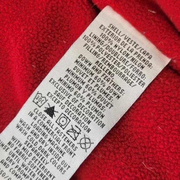 Tommy Hilfiger Quilted Down Red Women's Jacket Size Small - Picture 14 of 14